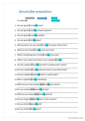 gerund in a sentence