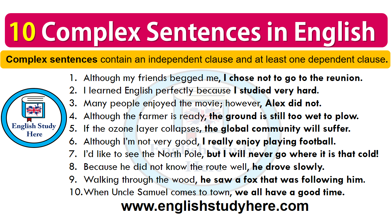 10 Examples Compound Sentences Compound Sentences Prefixword