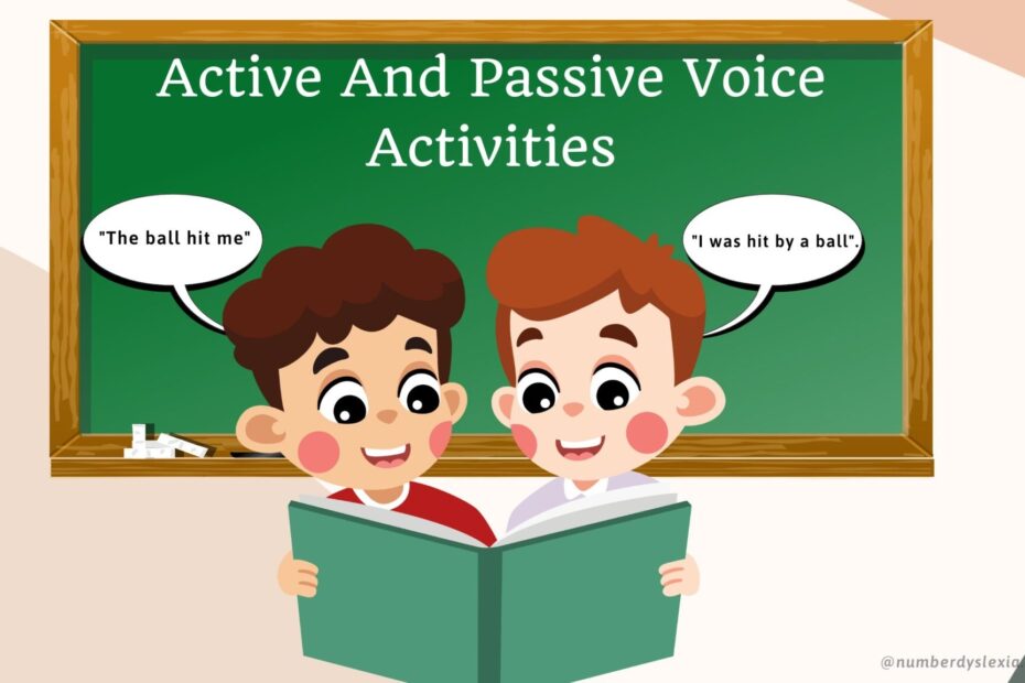 10 Fun Active And Passive Voice Activities For Little Learners Number