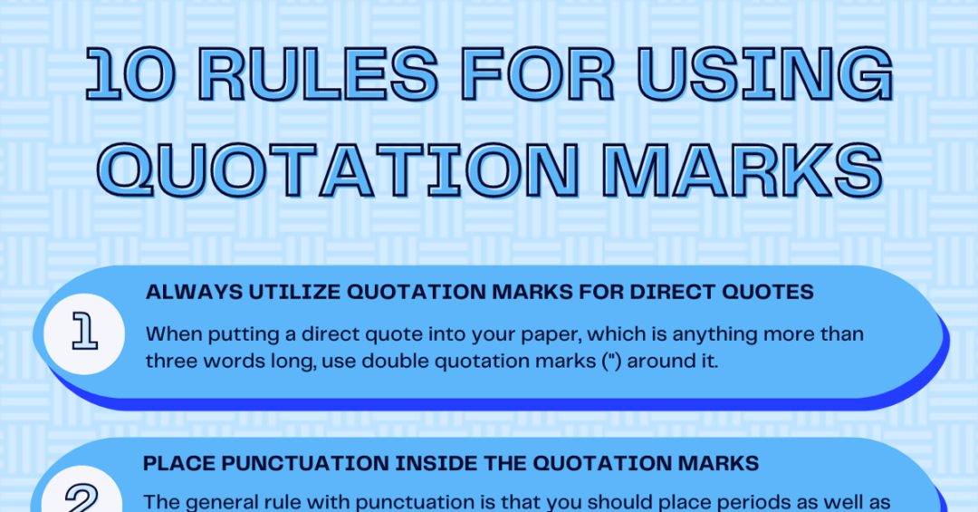 comma and quotation marks rules