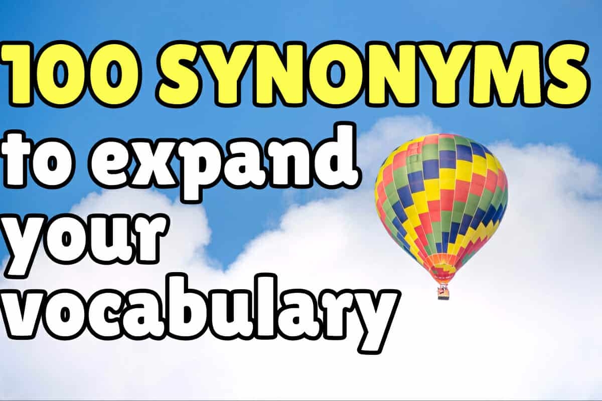 100 English Synonyms To Expand Your Vocabulary Espresso English