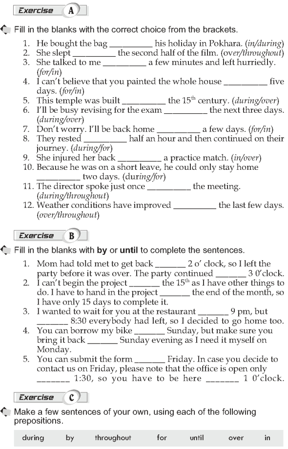 10th grade grammar practice worksheets