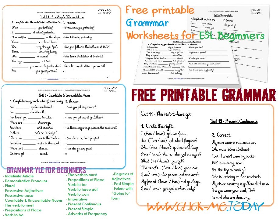 14 English Grammar Worksheets PDF Free PDF At Worksheeto 