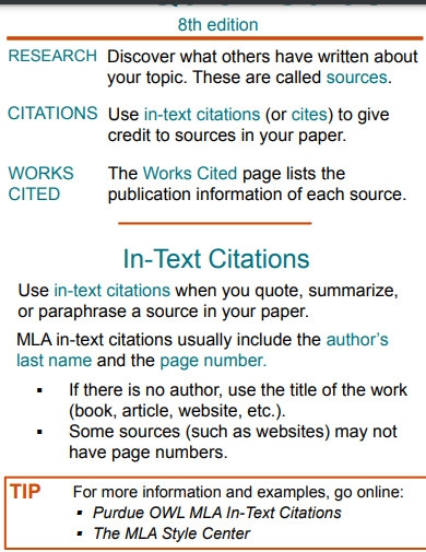 23 MLA Purdue Owl Examples To Download