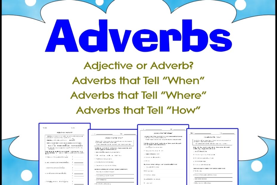 335 Adverbs English ESL Worksheets Pdf Doc Worksheets Library