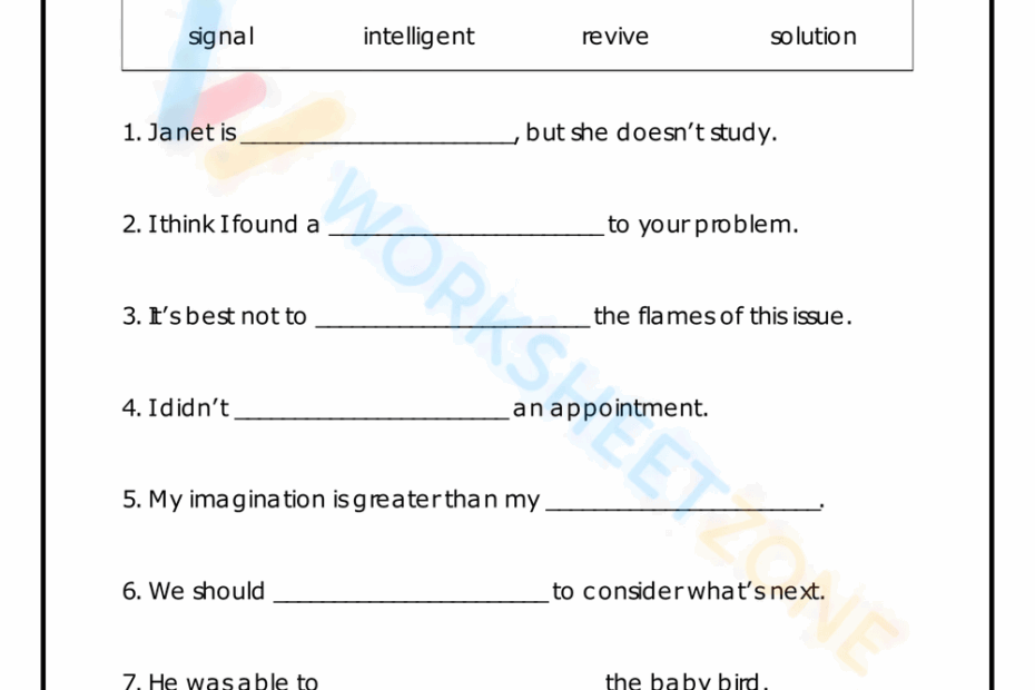 3rd Grade Vocabulary Worksheets 1 Worksheets Library