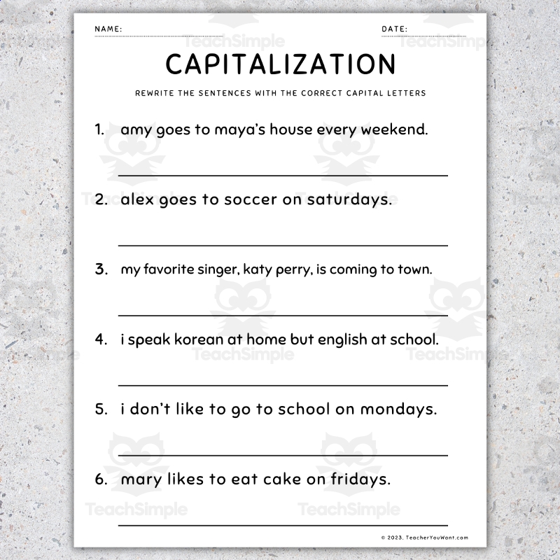 4th Grade Grammar Key Skills And Worksheets YourDictionary 