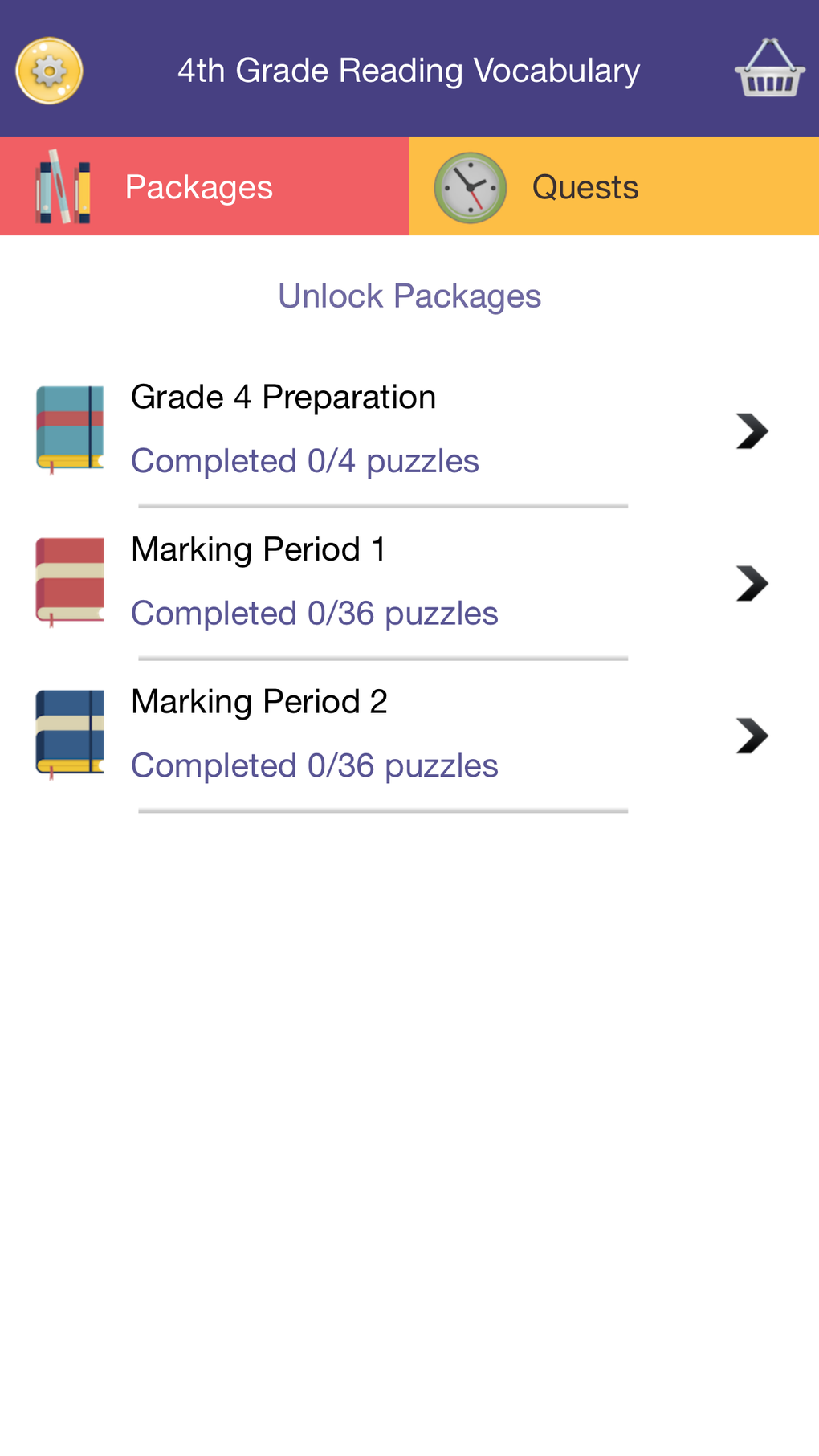 4th Grade Reading Vocabulary For IPhone Download