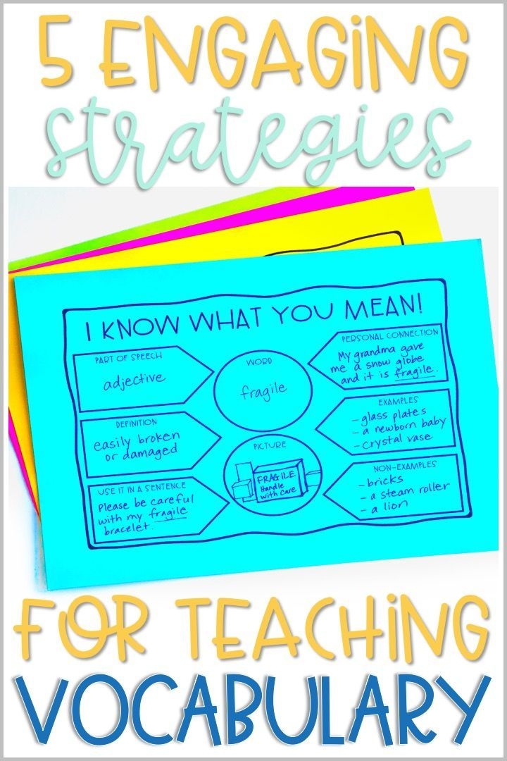 teaching strategies for teaching vocabulary