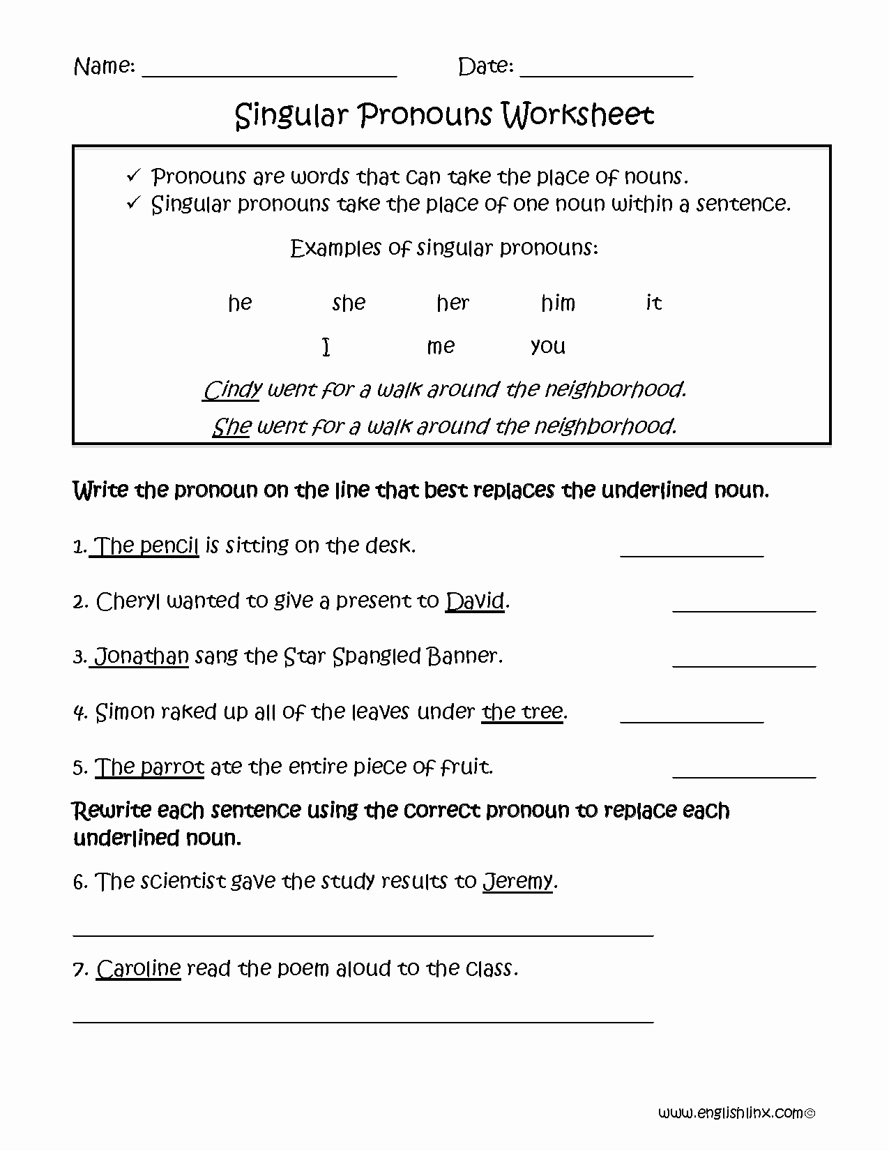 50 Pronoun Verb Agreement Worksheet Chessmuseum Template Library