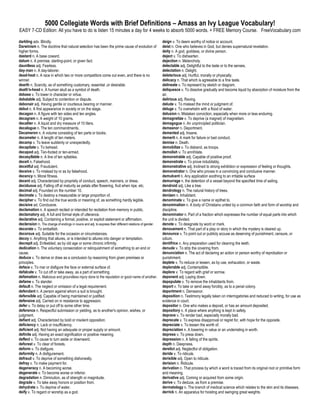 collegiate vocabulary words collegiate vocabulary words