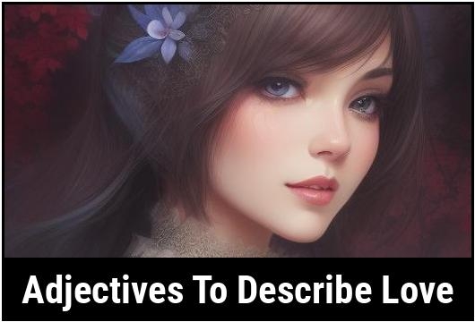 51 Adjectives To Describe Love