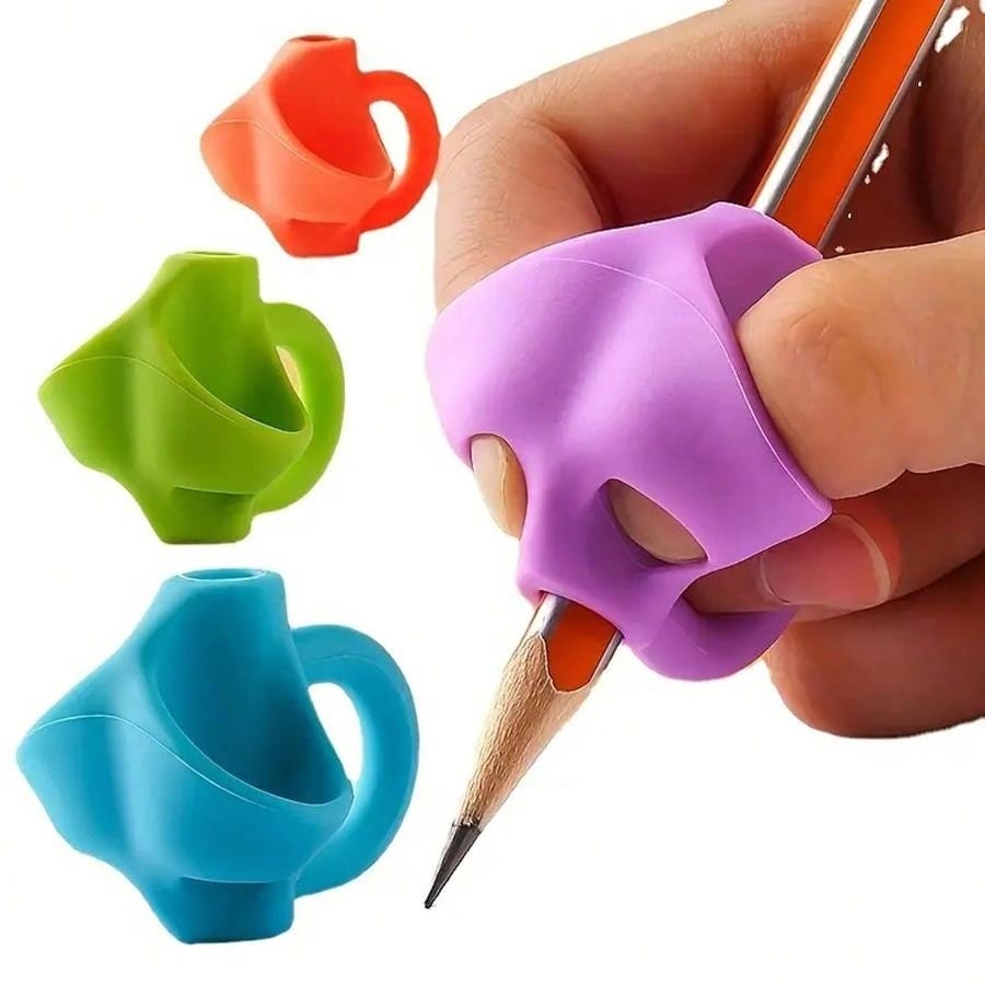 5pcs Student Grip Pen Corrector Set Kindergarten Elementary School 