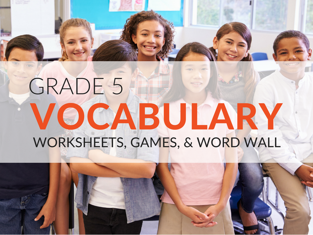 5th Grade Vocabulary Worksheets Games And Resources Worksheets Library