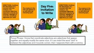 commas separating adjectives