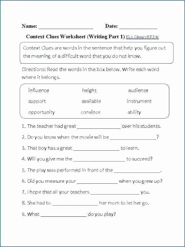 grammar worksheets for 8th graders