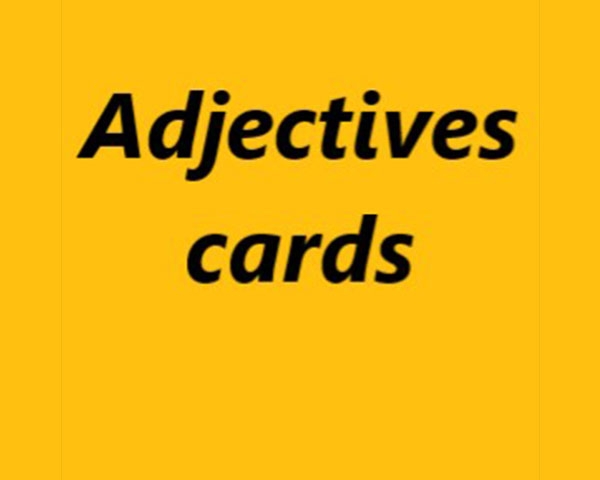 Adjectives Cards Saifi Arabic Online Store