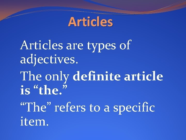 define adjectives