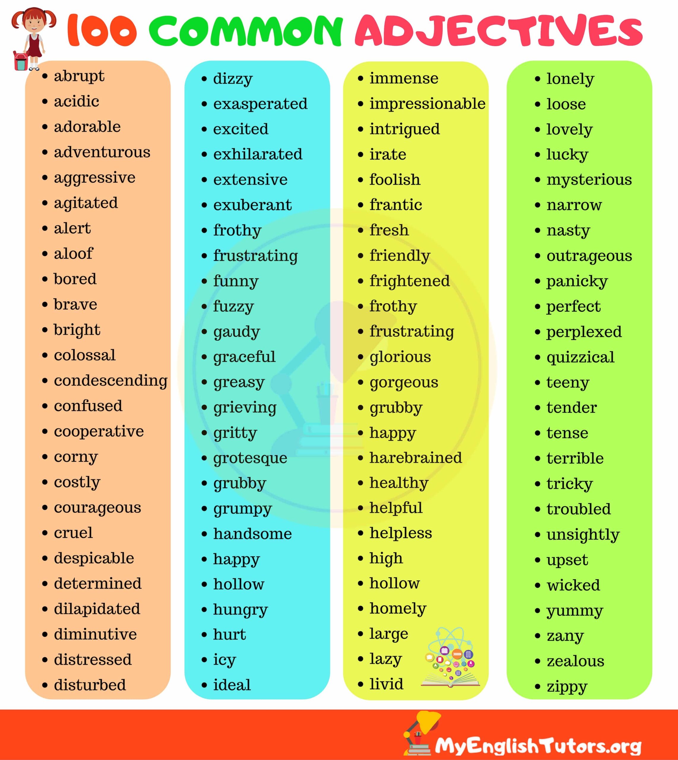 adjectives.