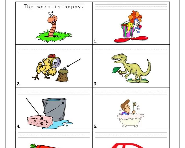Adjectives In A Sentence Worksheet By Teach Simple