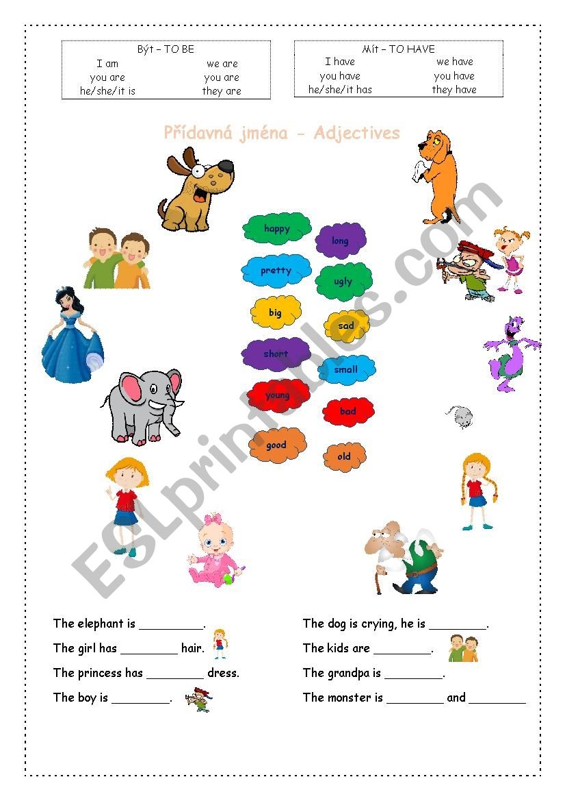Adjectives Worksheet For Kids