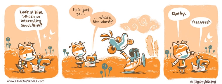 Adjectivity Ellie On Planet X