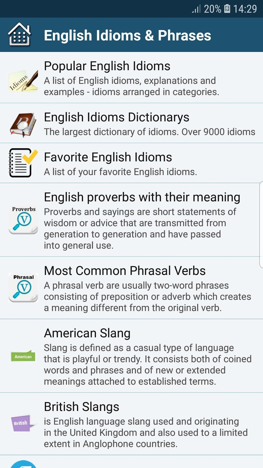 All English Idioms Phrases APK For Android Download