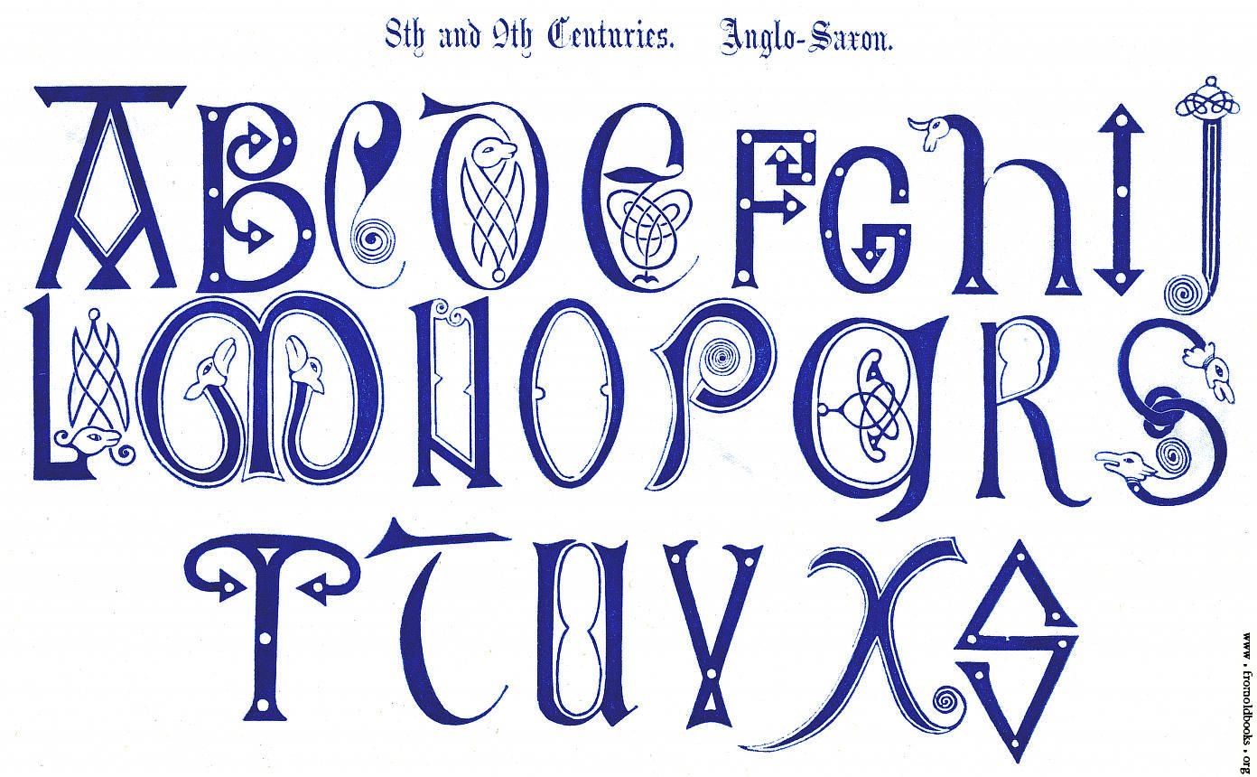 Anglo Saxon Alphabet