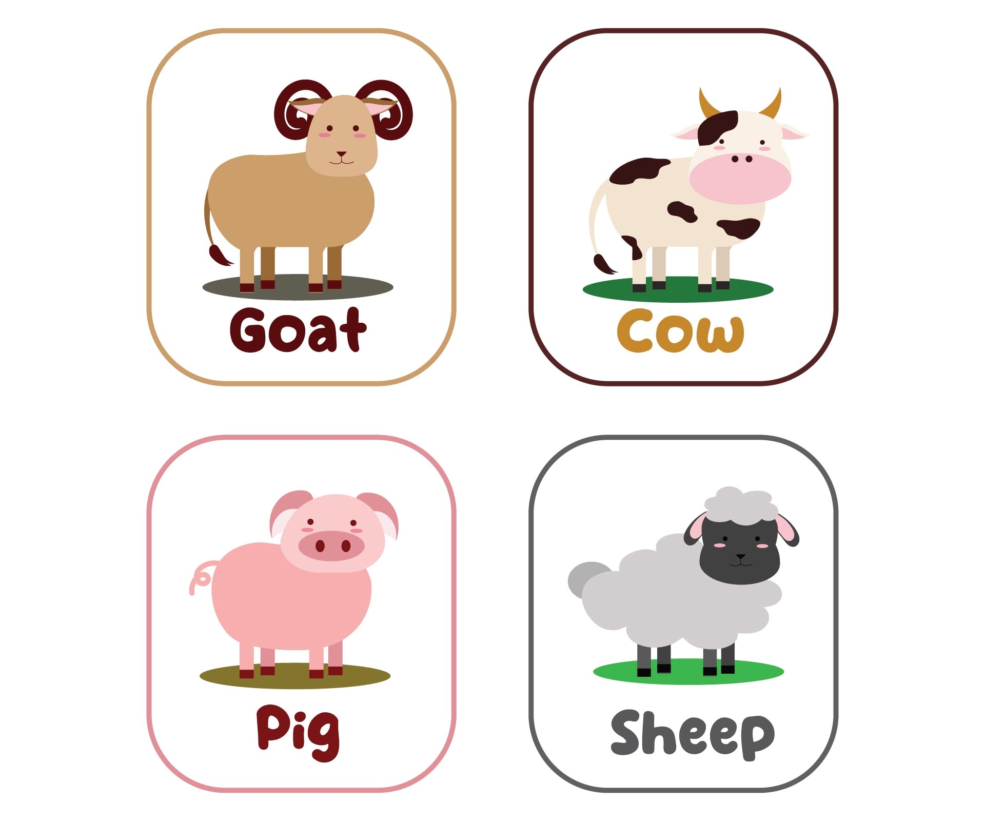 animal flash cards printable free animal flash cards printable free