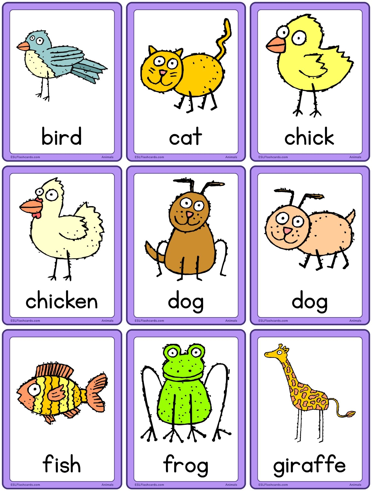 Animal Flashcards Flashcards Esl Classroom Animal Flashcards Images