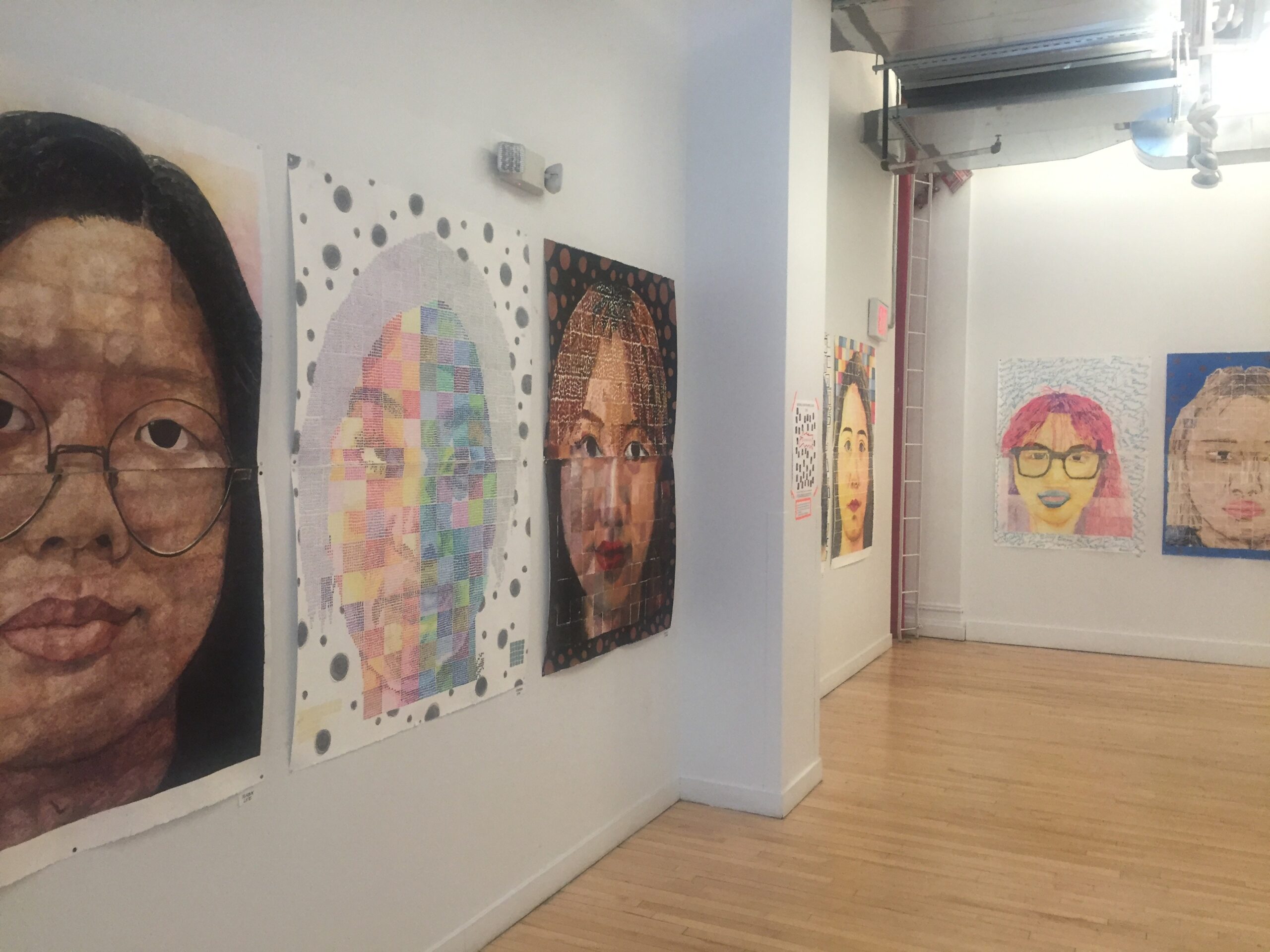 Art From The Sidewalk See Student Self Portraits That Follow quot Three 