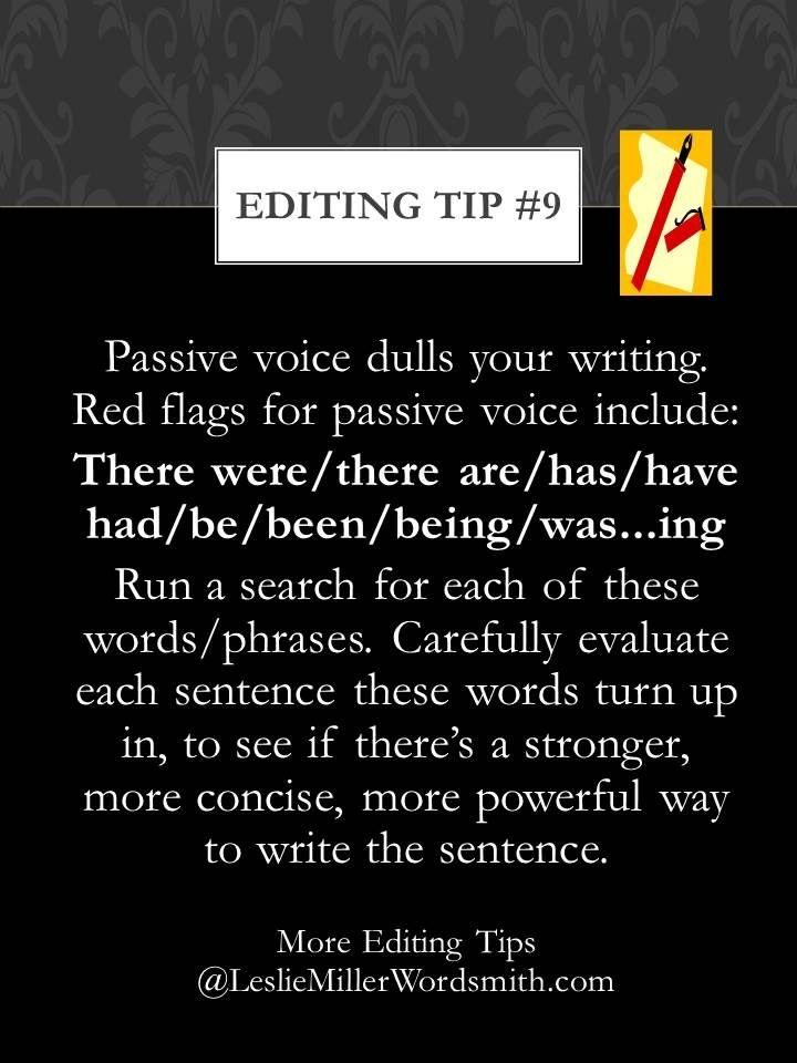 As You Can See By The List Of Words Passive Voice Usually Contains 