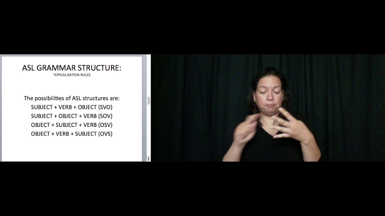 asl grammar
