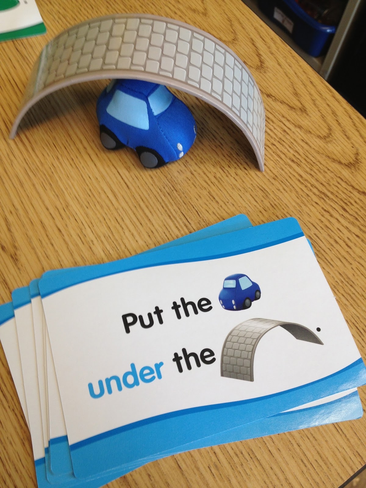 Autism Tank Preposition Activity