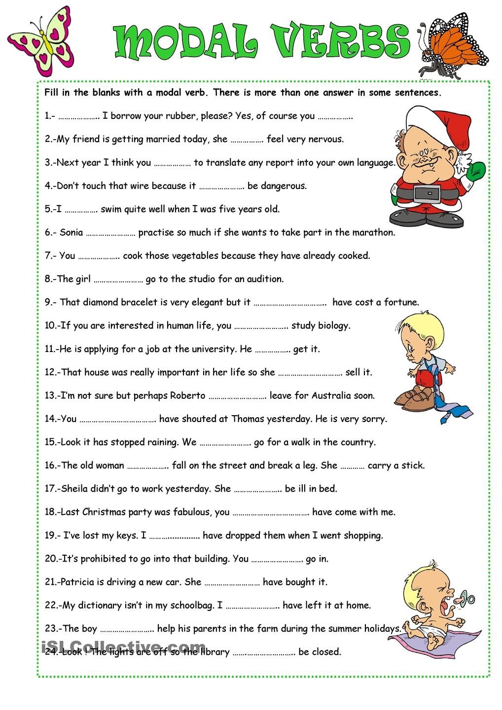 Autoenglish Perfect Modal Verbs Exercise Leadhon