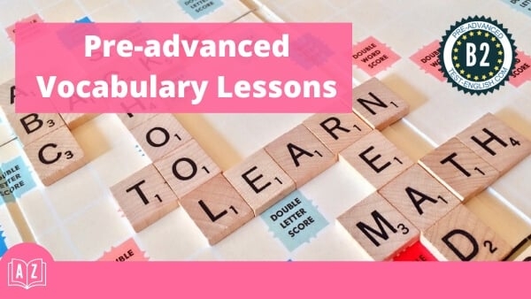 B2 Vocabulary Lessons Test English