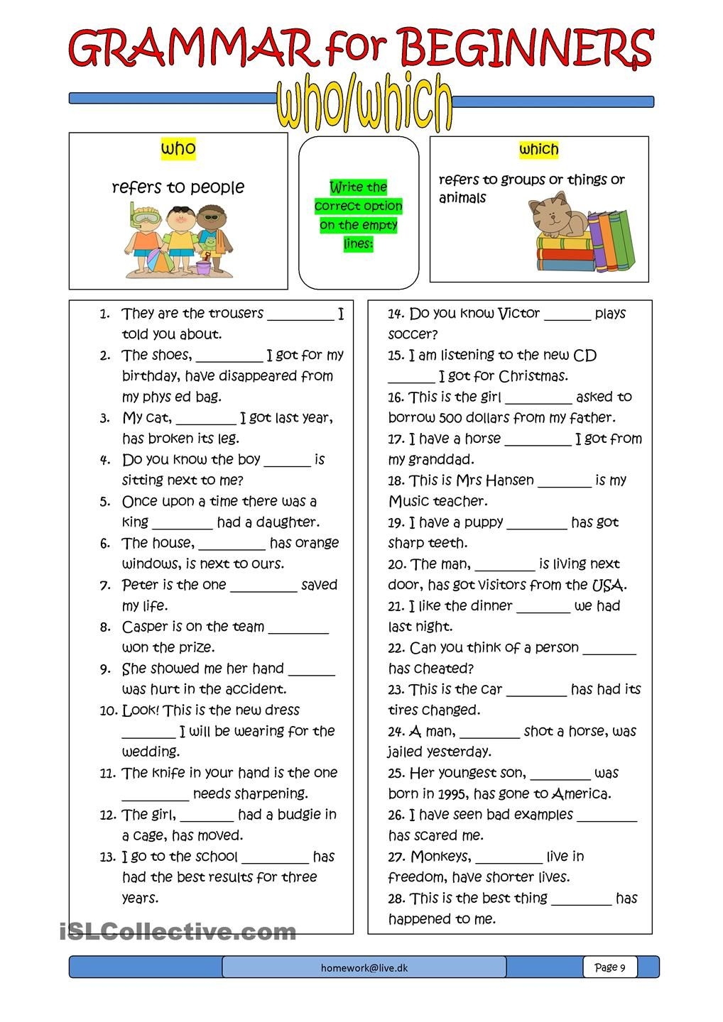 basic in english grammar