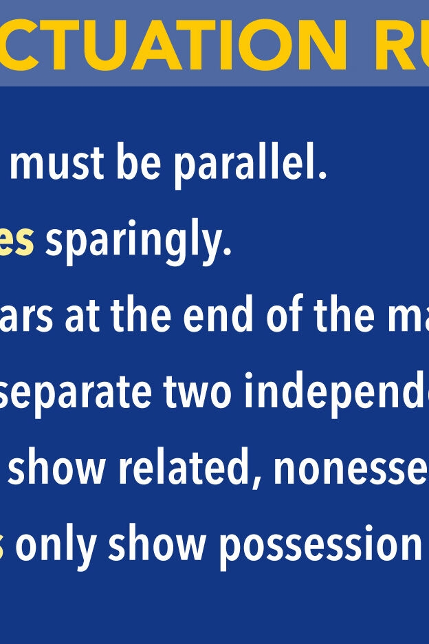 punctuation basic rules