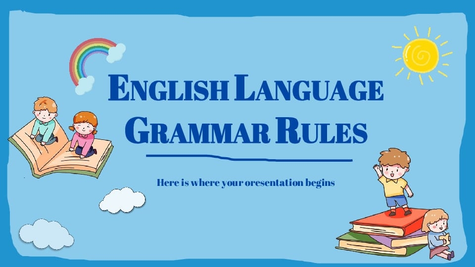english language grammar rules