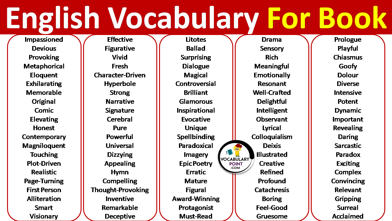 words to improve your vocabulary