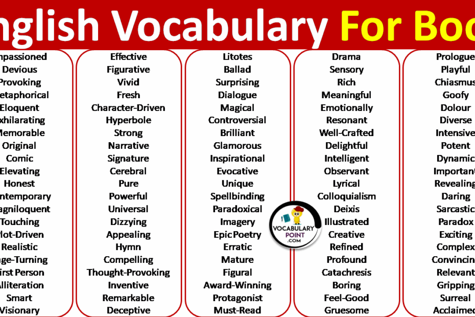 Books To Improve Vocabulary Archives Vocabulary Point