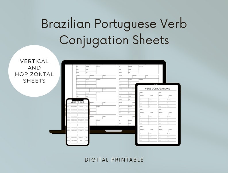 brazilian portuguese verb conjugation