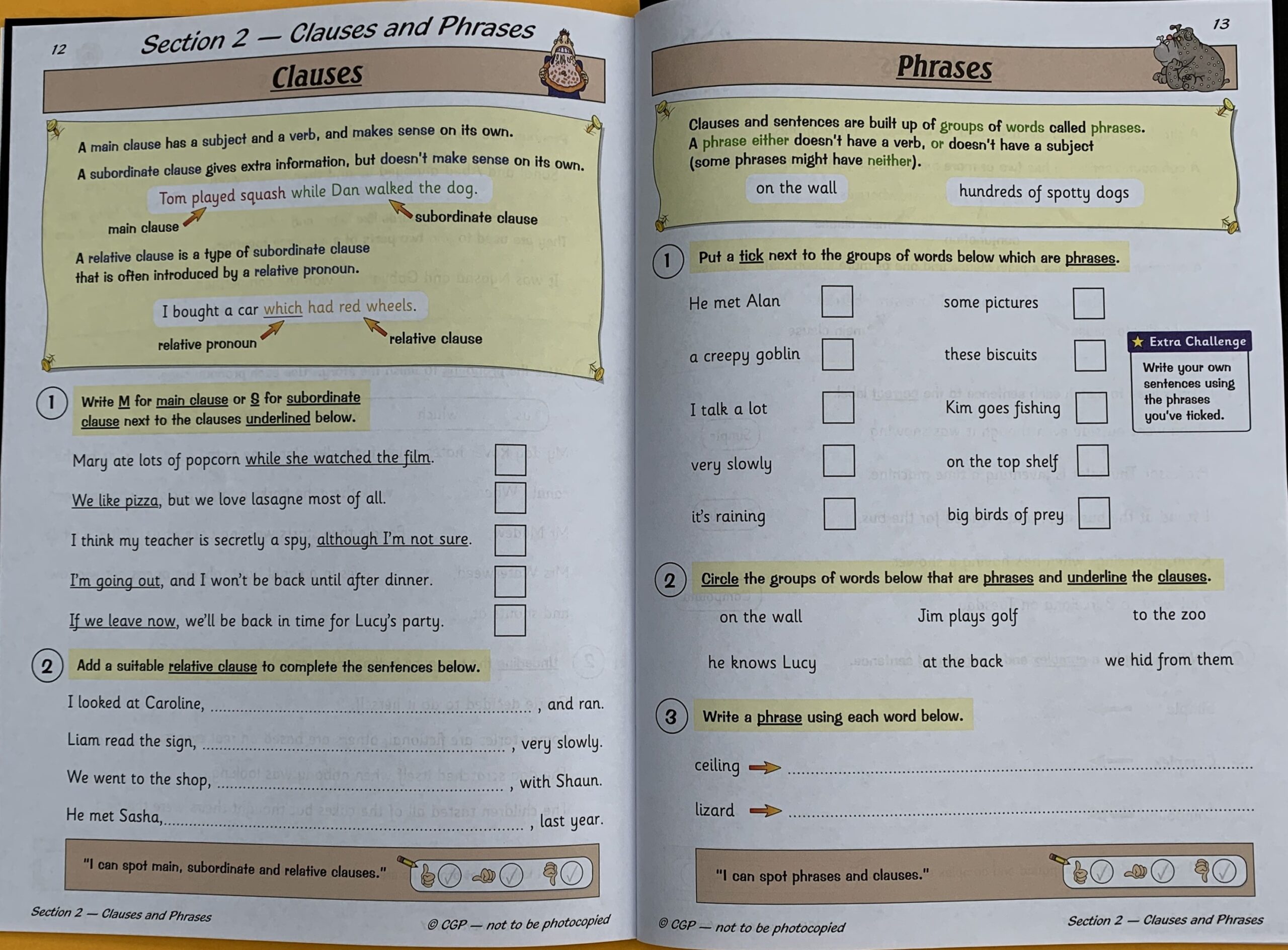 CGP Year 6 Grammar Punctuation And Spelling Workbook Ofamily 