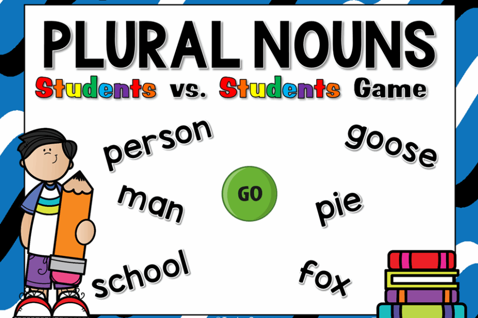 Changing Nouns Into Plural Nouns Student Vs Student Game 1 Teacher