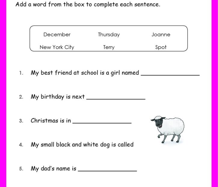 Circle The Proper Noun Worksheet Noun Worksheets