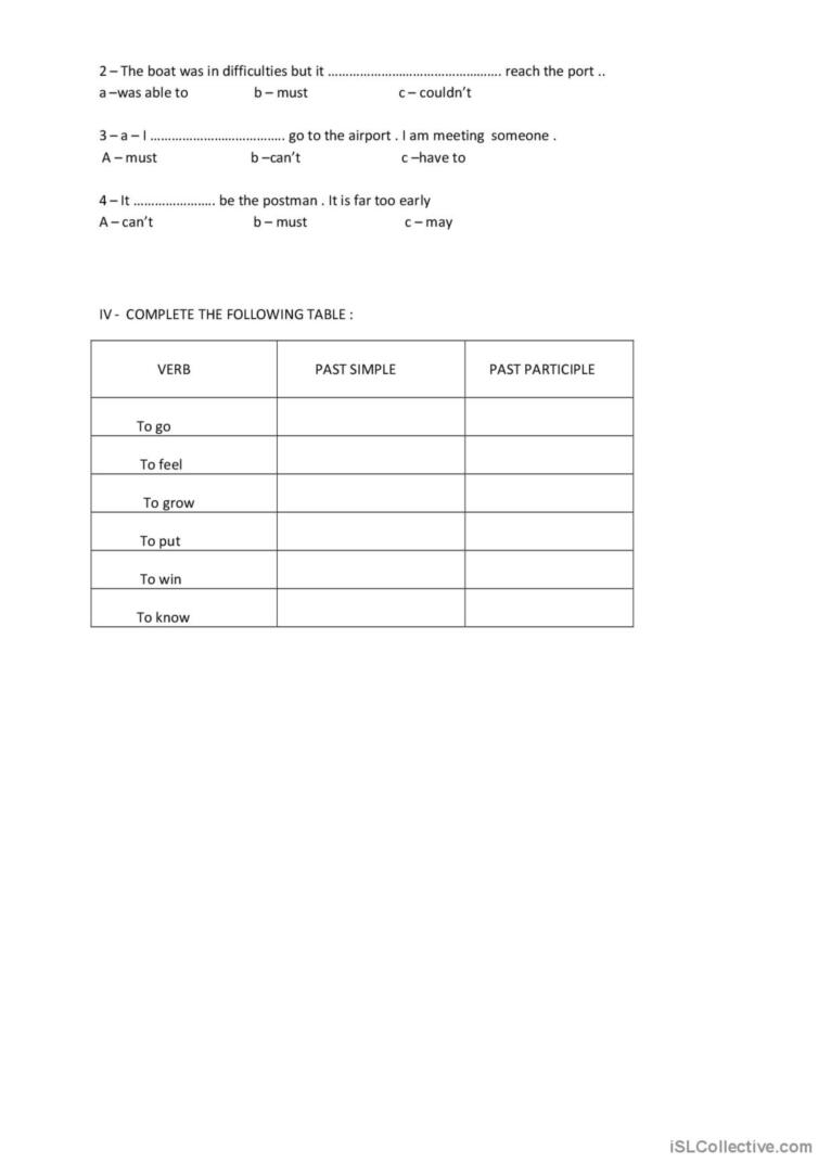 Class Test Active And Passive Tens English ESL Worksheets Pdf Doc