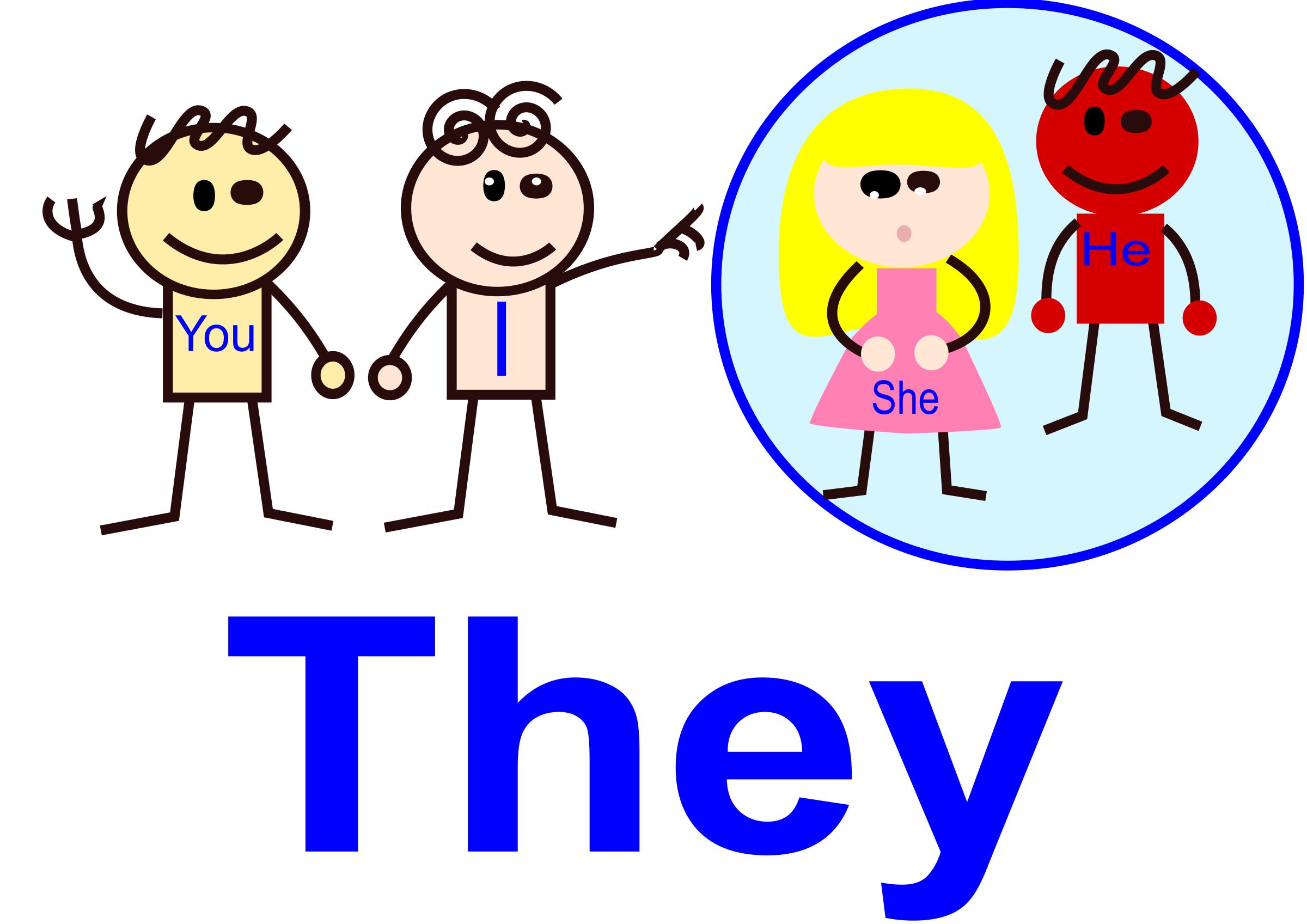 Clipart Pronoun They