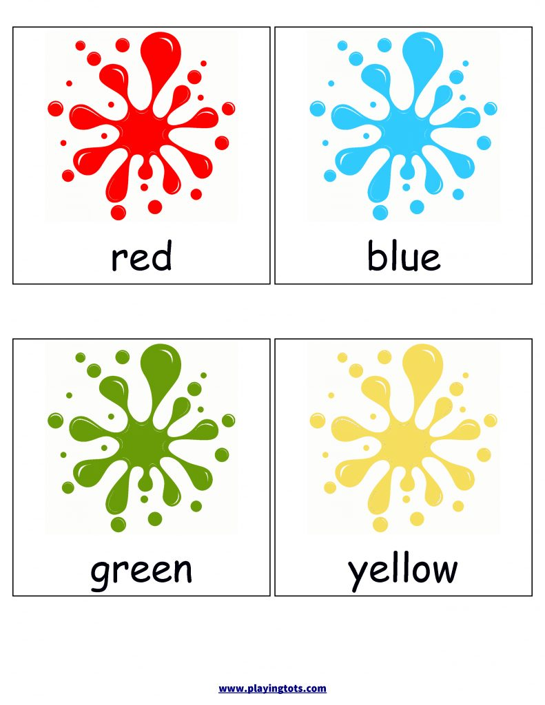 Color Flashcards Colors Color Flashcards Flashcards For Kids 