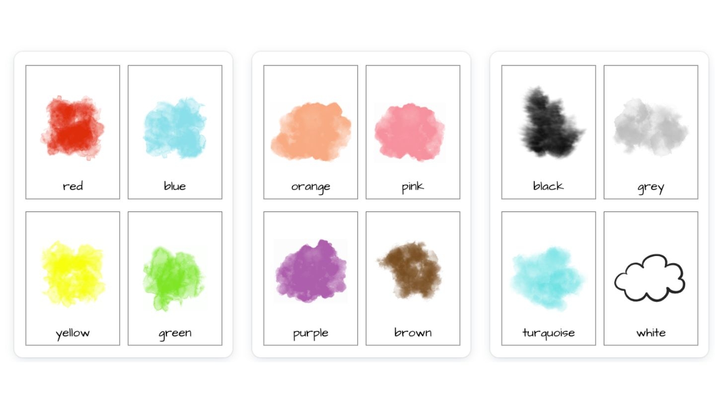 Color Flashcards Printable For Kids FREE Womanhood And LifeStuff
