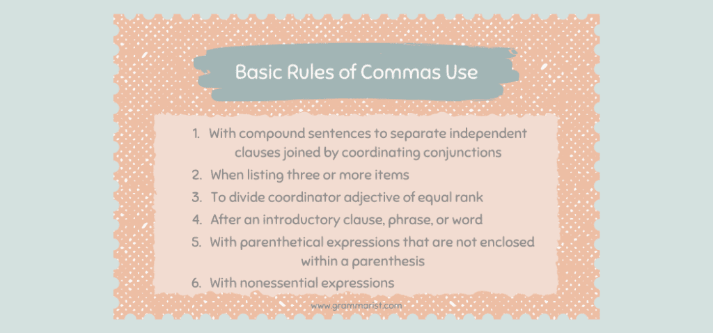 Comma Before Or After Parenthesis Examples And Worksheet